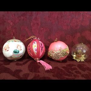 Four Variety Christmas Ornaments